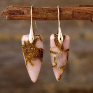 Nature Inspired Geometric Earrings